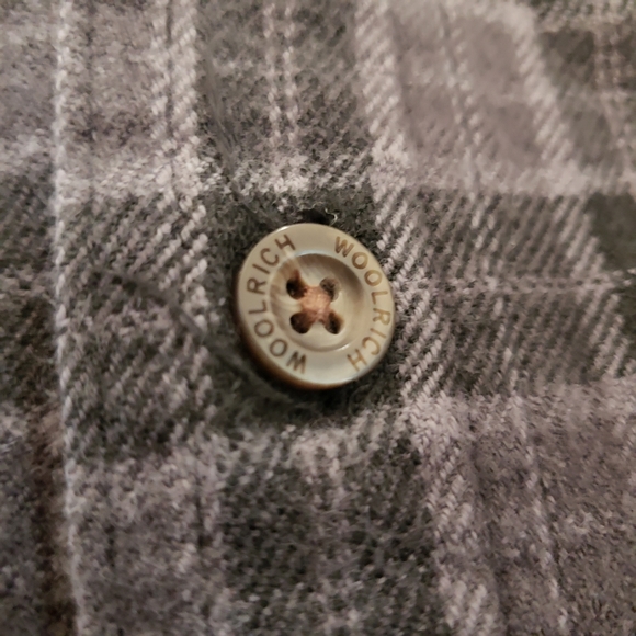 Woolrich Mens Plaid Cotton Flannel Vintage Shirt - Picture 4 of 6